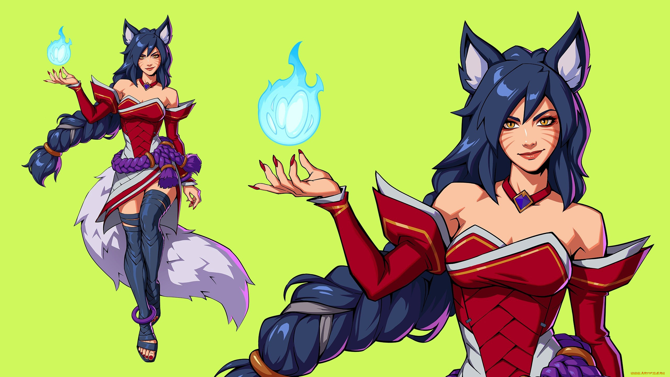 ����� ����, league of legends, ahri, �������, ����, �����, �����
